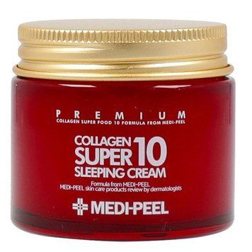 Омолоджувальний нічний крем для обличчя з колагеном Medi-Peel Collagen Super10 Sleeping Cream, 70 мл